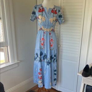 Floral Midi dress *NWOT*